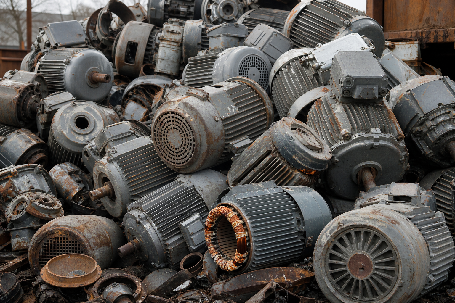 Electric motor scrap in Hamburg