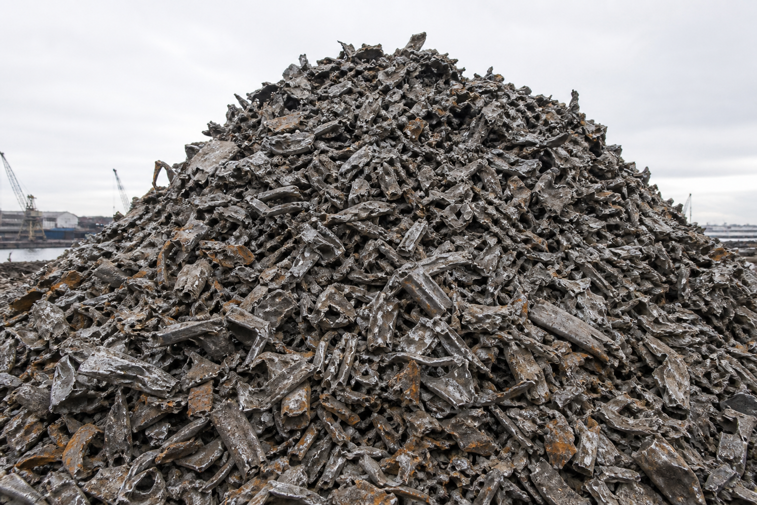 Shredded Steel Scrap ISRI 211 in Rotterdam